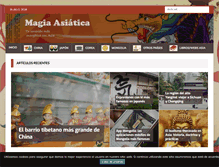 Tablet Screenshot of magiasiatica.com
